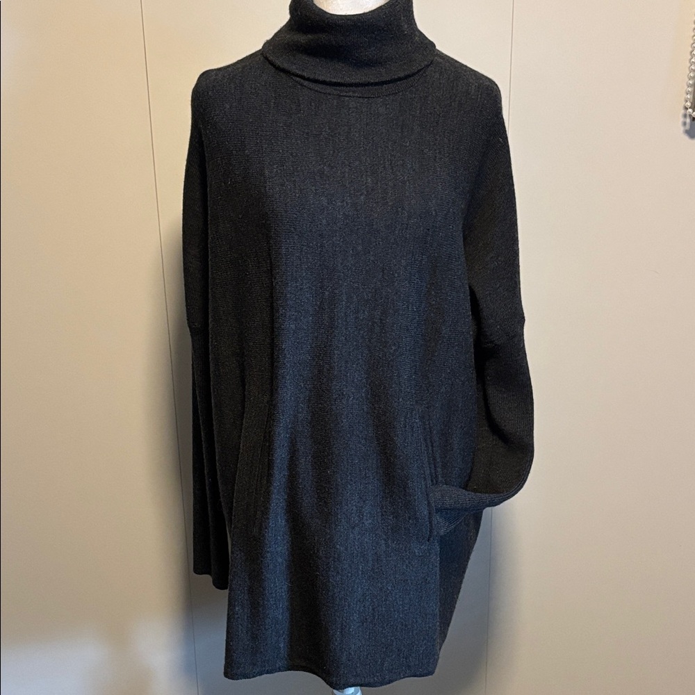 Tahari Charcoal Turtleneck Sweater